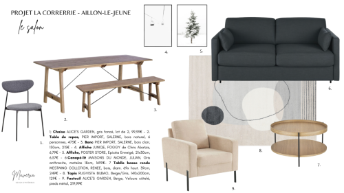 Planche tendance - Salon